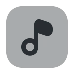 Audio Square SVG Icon